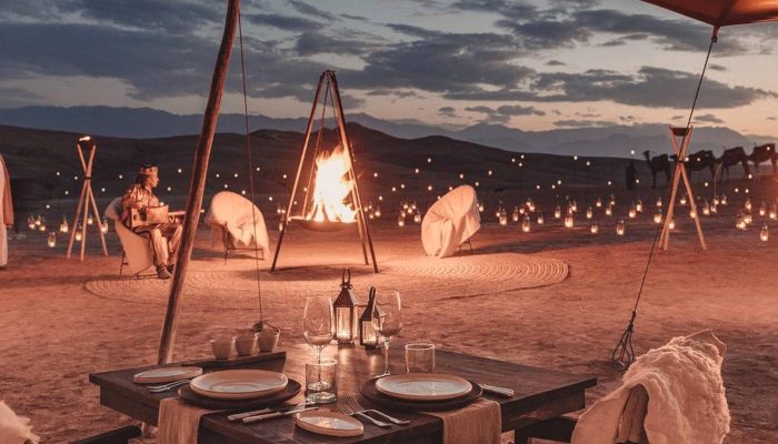 Sunset Camel Ride With Dinner In AGAFAY